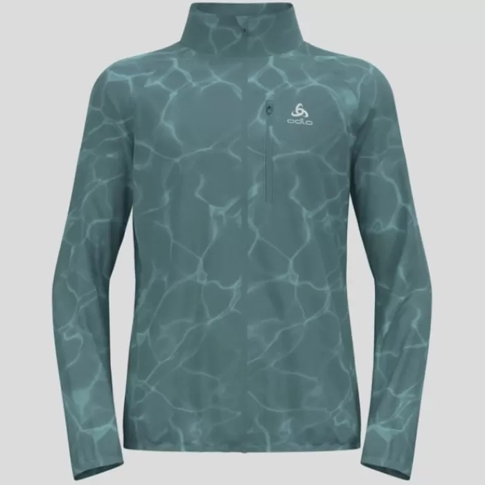 Odlo Zeroweight Print Jacket Verde Fashion