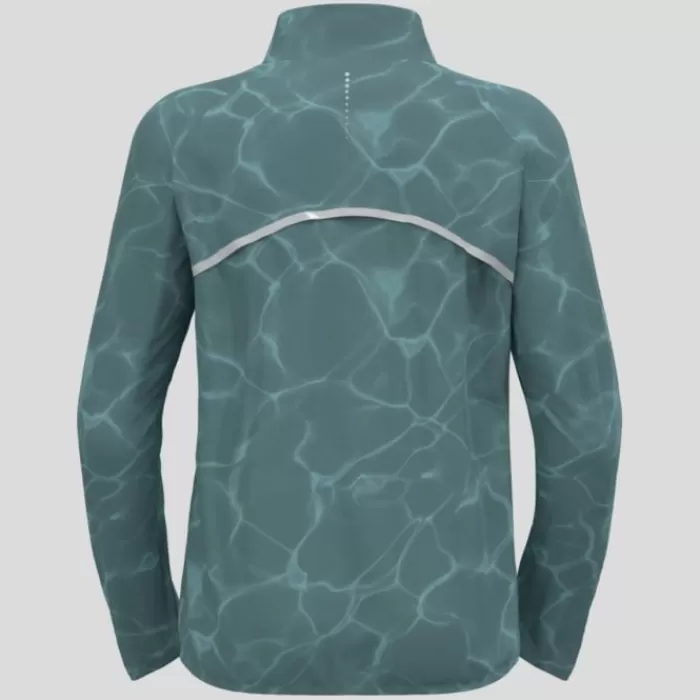 Odlo Zeroweight Print Jacket Verde Fashion