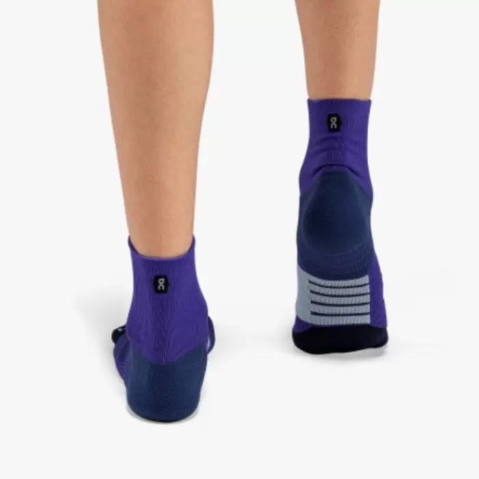 On Performance Mid Sock Morado Best Sale