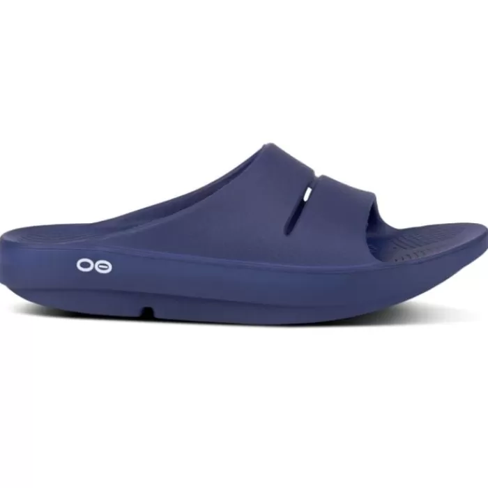 Oofos Ooahh Slide Sandal Azul Discount