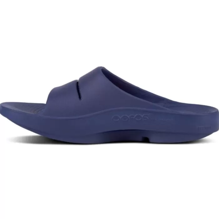 Oofos Ooahh Slide Sandal Azul Discount