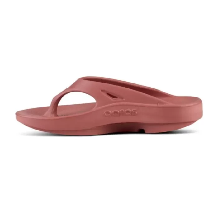 Oofos Ooriginal Sandal Thong Rojo Hot