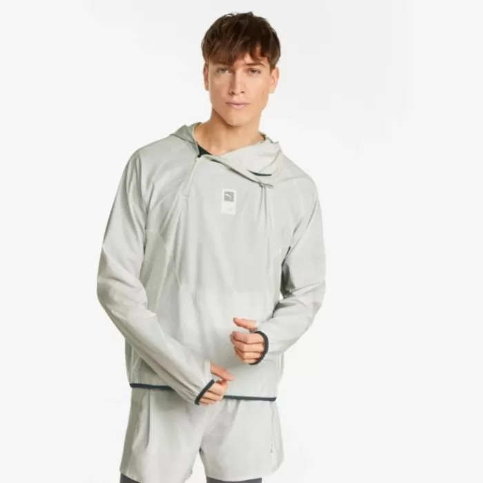 Puma Run First Mile Woven Jacket Blanco Shop