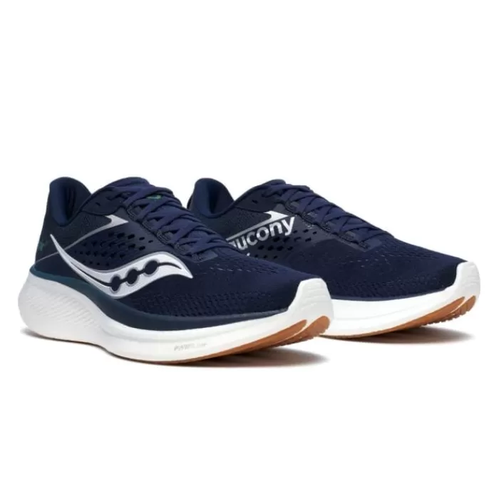 Saucony Men's Ride 17 Azul Fashion