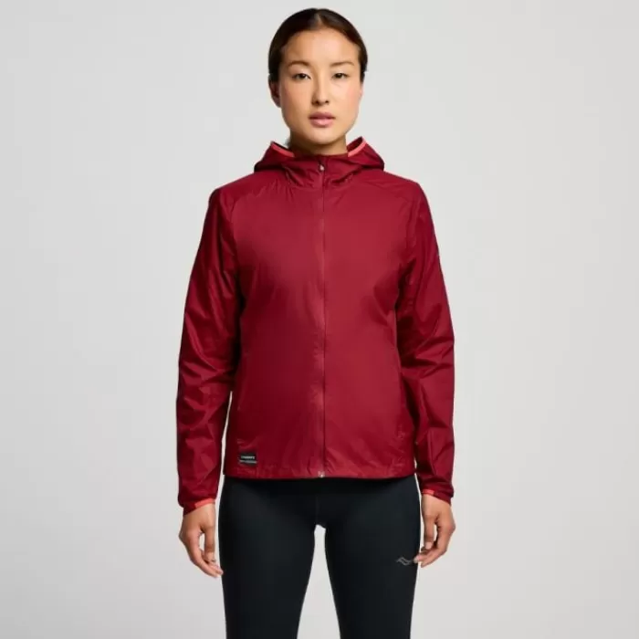 Saucony Peregrine Packaway Jacket Rojo Shop