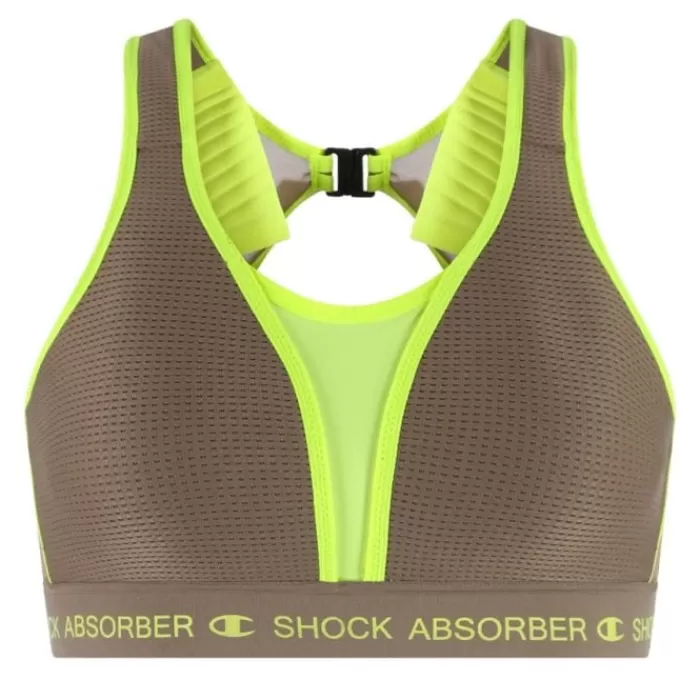 Shock Absorber Ultimate Run Bra Padded Gris Cheap