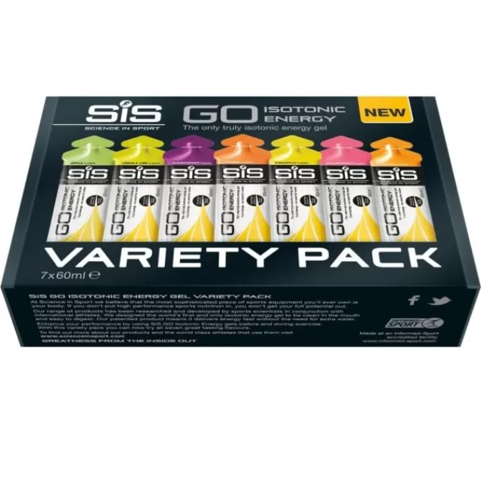 SIS Go Isotonic Energy 7 Pack Variety Gels Cheap