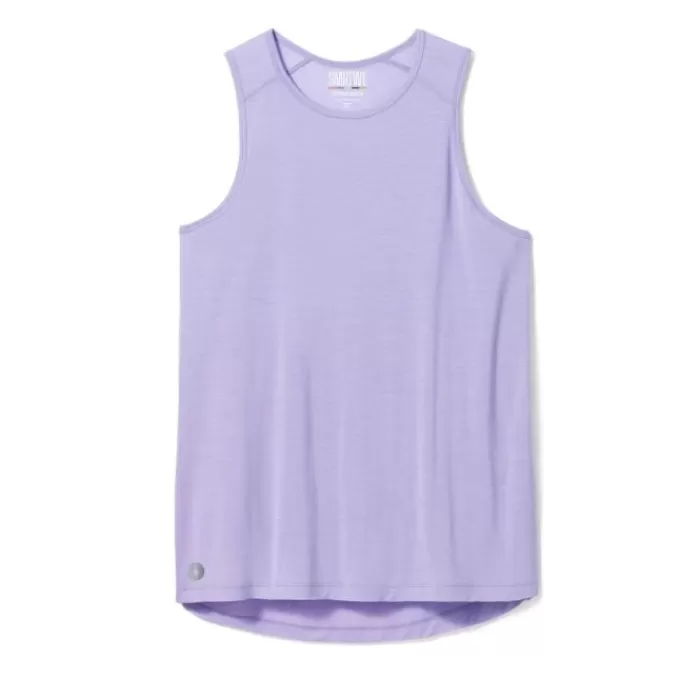 Smartwool Active Ultralite High Neck Tank Wool Morado Flash Sale