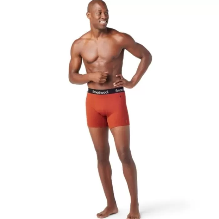 Smartwool Boxer Brief Boxed Wool Rojo Fashion