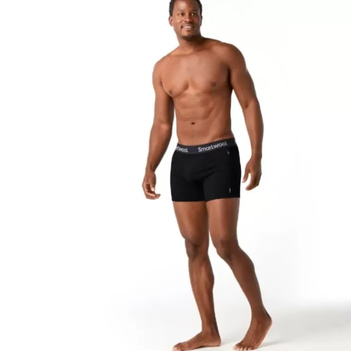 Smartwool Boxer Brief Boxed Wool Negro Cheap