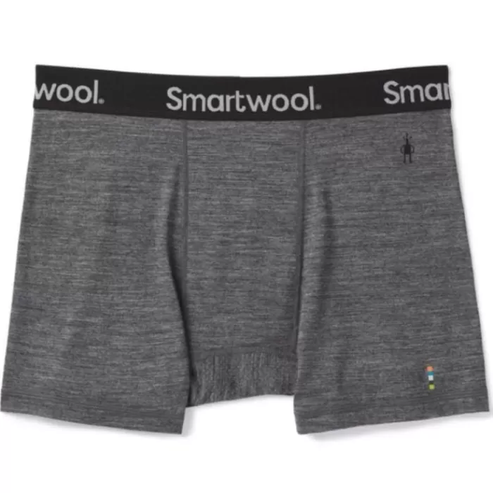 Smartwool Boxer Brief Wool Gris Best Sale