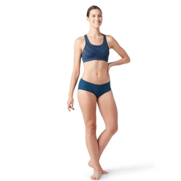 Smartwool Merino Sport Seamless Racerback Bra Azul Outlet