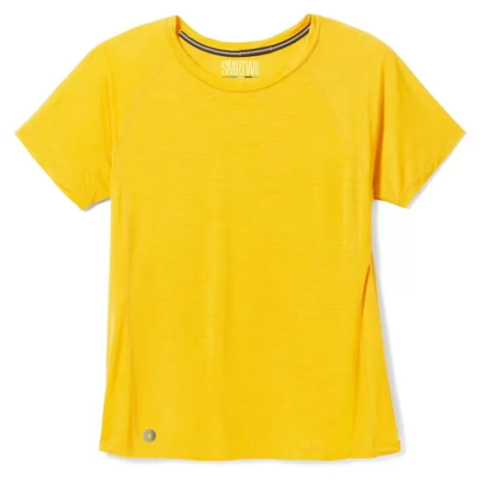 Smartwool Merino Sport Ultralite Short Sleeve Amarillo Hot