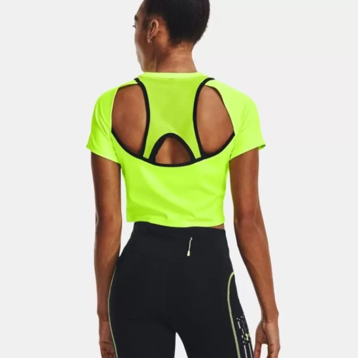 Under Armour Run Anywhere Crop SS Amarillo Store