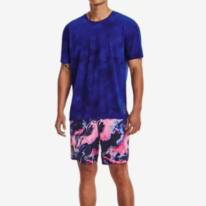 Under Armour Run Anywhere Streaker Short Sleeve Azul Best Sale