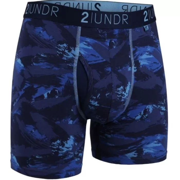 2UNDR Swing Shift Boxer Azul Flash Sale