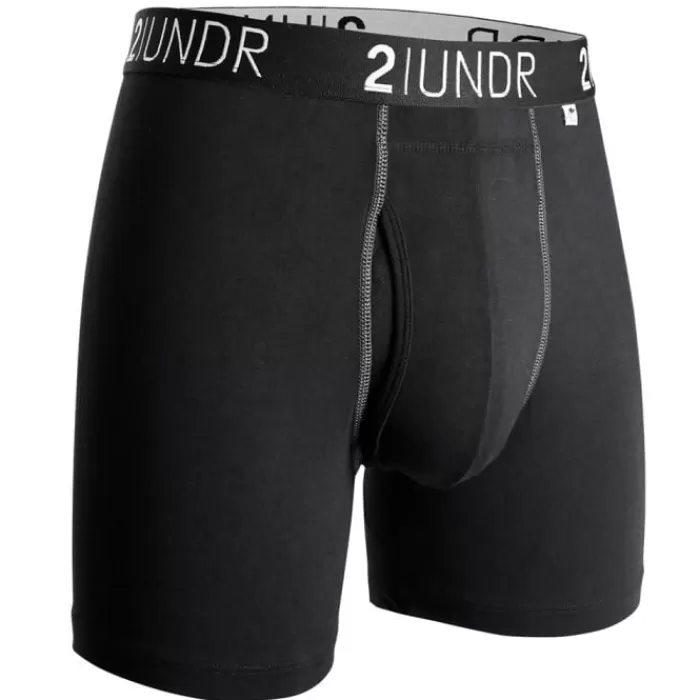 2UNDR Swing Shift Boxer Negro Cheap