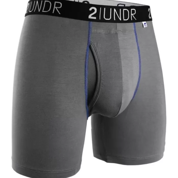 2UNDR Swing Shift Boxer Gris Discount