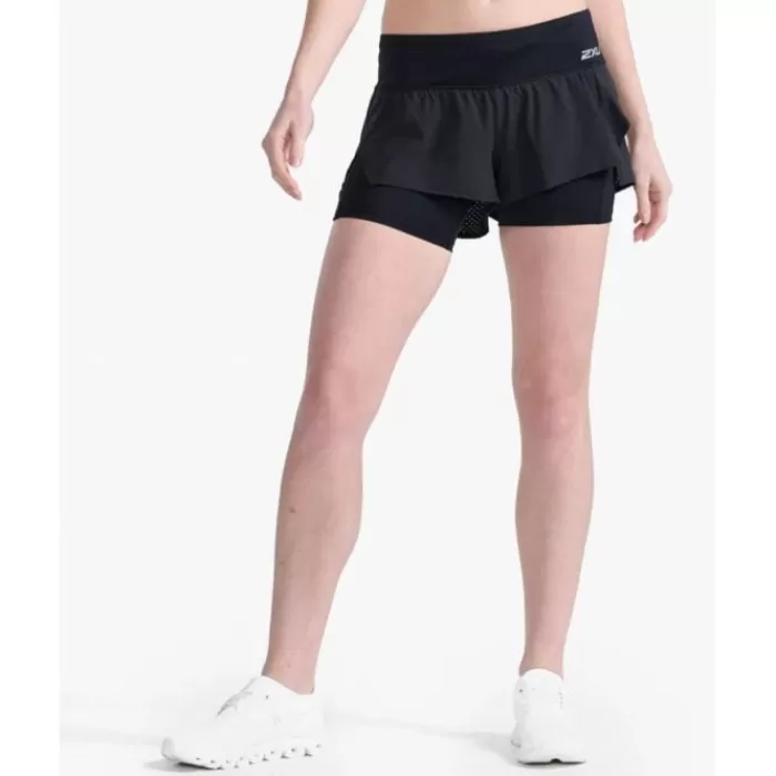 2XU Aero 2in1 4 inch Shorts Negro Cheap