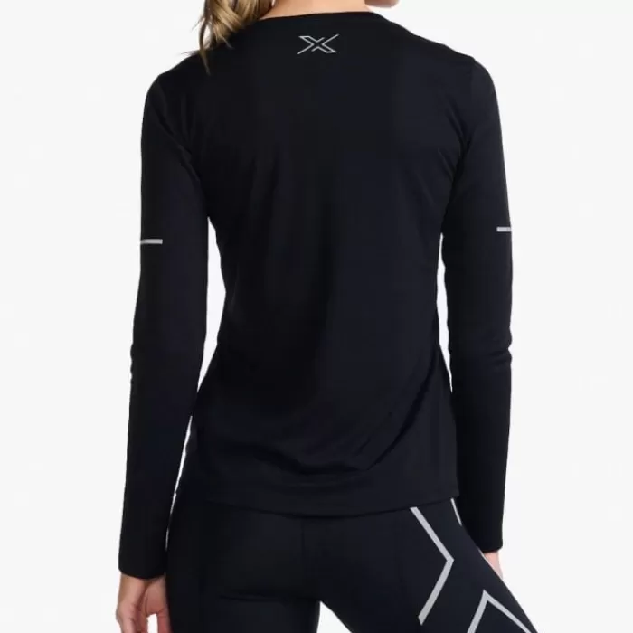 2XU Aero Long Sleeve Tee Negro Flash Sale