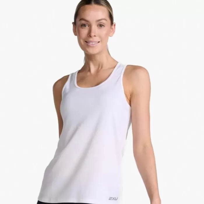 2XU Aero Singlet Blanco Sale