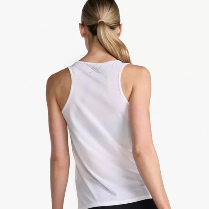 2XU Aero Singlet Blanco Sale