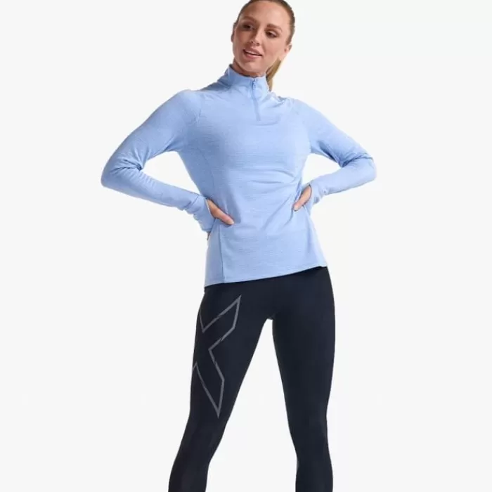 2XU Ignition 1/4 Zip Azul Store