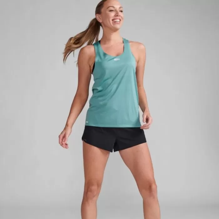 2XU Light Speed Tech Singlet Verde Hot