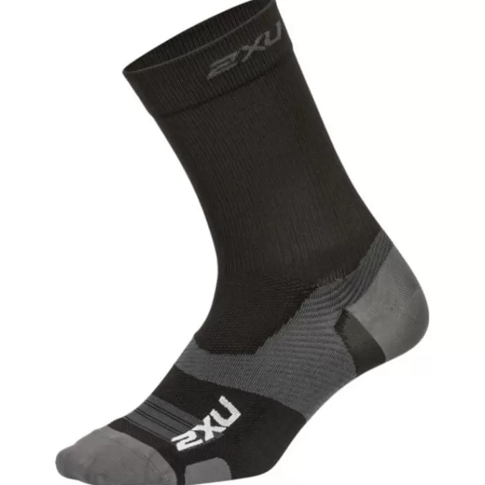 2XU Vectr Light Cushion Crew Socks Negro Sale