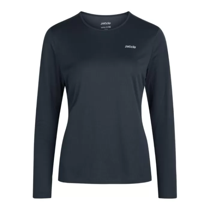 Zebdia Sports LS Tee Azul Flash Sale