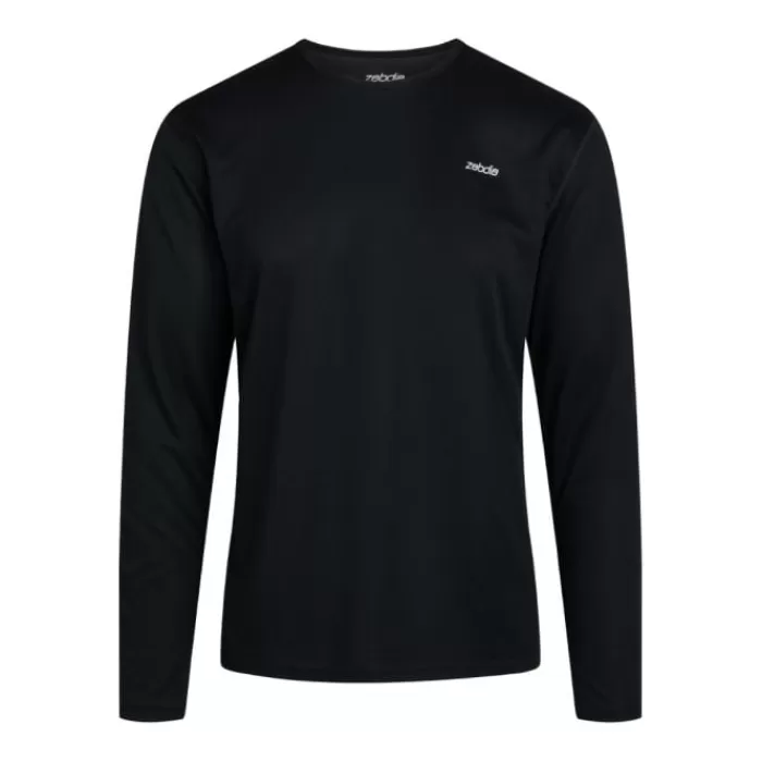 Zebdia Sports LS Tee Negro Hot