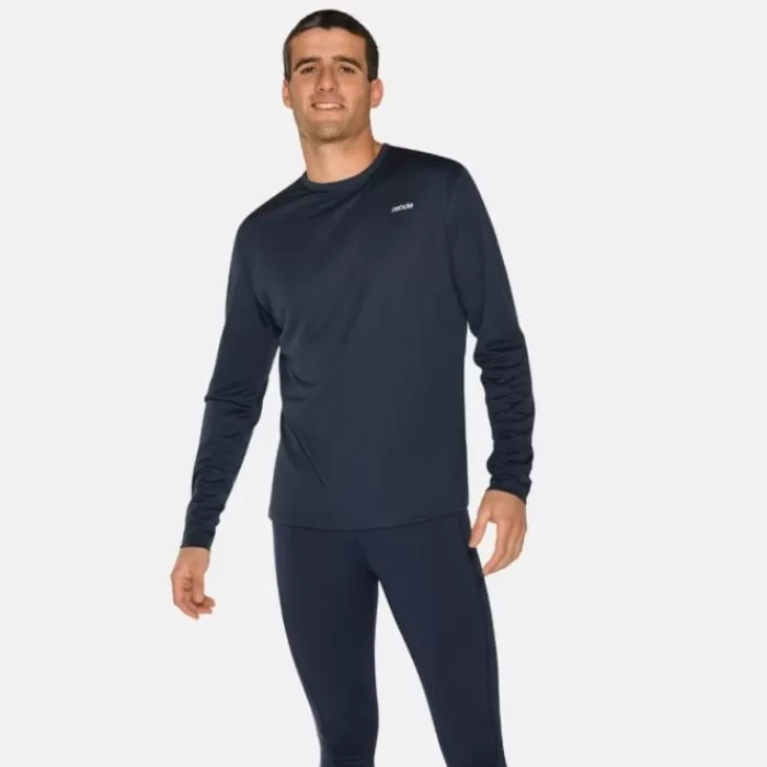 Zebdia Sports LS Tee Azul Clearance