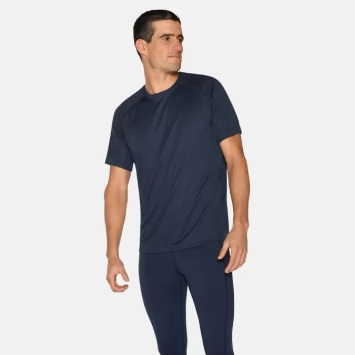 Zebdia Sports SS Tee Azul Cheap